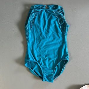 Suffolk turquoise leotard